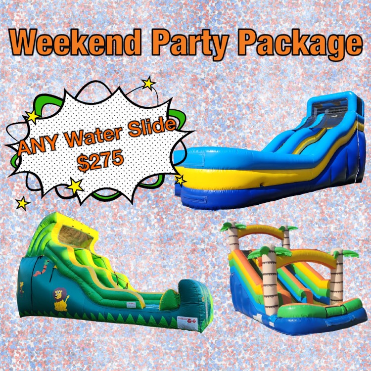 Weekend Party Package - Water Slide