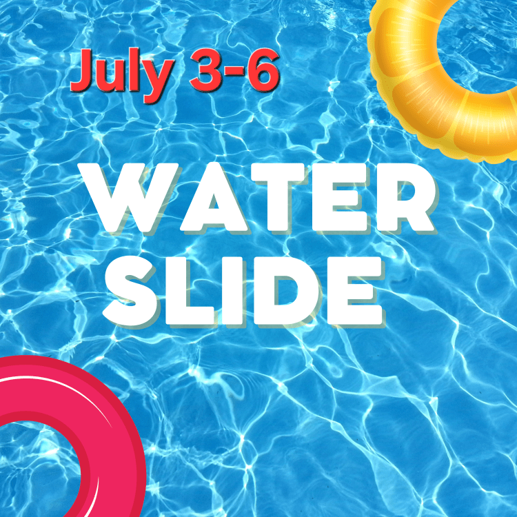 July 3-6 Water Slide Rental Package