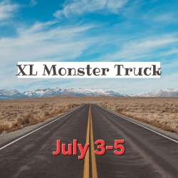 July 3-5 Monster Truck Rental Package
