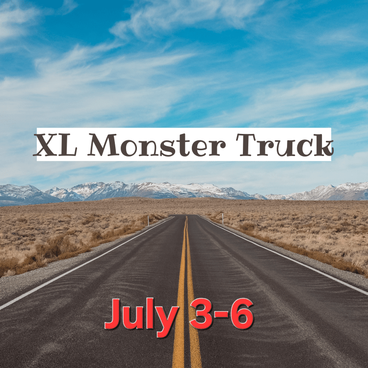 July 3-6 Monster Truck Rental Package