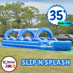 35' Dual Lane Slip N Splash